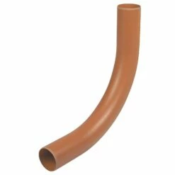 Terracotta 110mm Underground 45 Degree Plain End Long Radius Bend