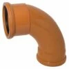 Terracotta 110mm Underground 90 Degree Double Socket Swept Bend -NATIONAL PLASTICS Sales kayug21