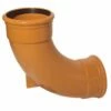 Terracotta 110mm Underground 87.5 Degree Double Socket Rest Bend -NATIONAL PLASTICS Sales kayug46