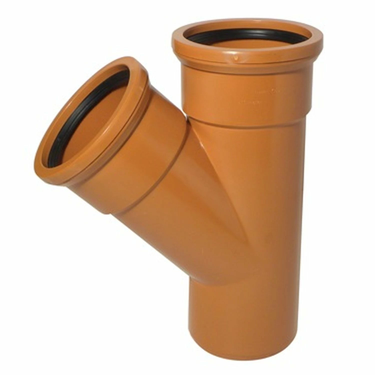 Terracotta 110mm Underground 45 Degree Double Socket Junction 3 Terracotta 110mm Underground 45 Degree Double Socket Junction
