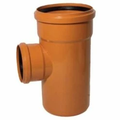 Terracotta 160mm X 110mm Underground 90 Degree Double Socket Junction