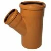 Terracotta 160mm X 110mm Underground 45 Degree Double Socket Junction -NATIONAL PLASTICS Sales kayug49160