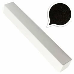 Black Ash Square 90 Degrees External Corner Slimline 40mm X 300mm (9mm Or 16mm Boards)