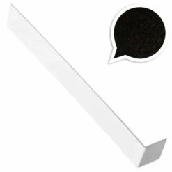 Black Ash Square 40mm X 300mm Joiner Slimline (9mm Or 16mm Boards)