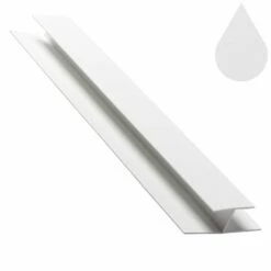 Brilliant White Cover Joint / H Trim (5m)