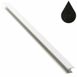 Black Ash Flat Soffit Joiner 5m (9mm Boards)