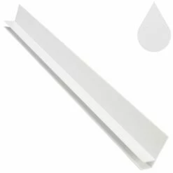 Brilliant White Flat Soffit Batten 5m (9mm Boards)