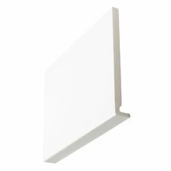 Brilliant White Square Chamfered 16mm X 250mm Full Replacement Fascia Board (5m)