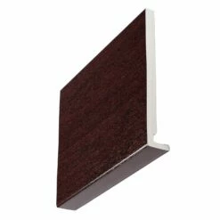 Rosewood Square Chamfered 16mm X 405mm Full Replacement Double Ended Fascia Board (5m)