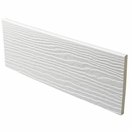 White 100mm X 9mm Wood Effect Textured Trim (Kestrel) 2 White 100mm X 9mm Wood Effect Textured Trim (Kestrel) -NATIONAL PLASTICS Sales kestextrim100w